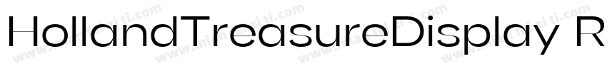 HollandTreasureDisplay Reg字体转换